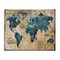 Stupell Industries Vintage Abstract World Map Design Canvas Wall Art